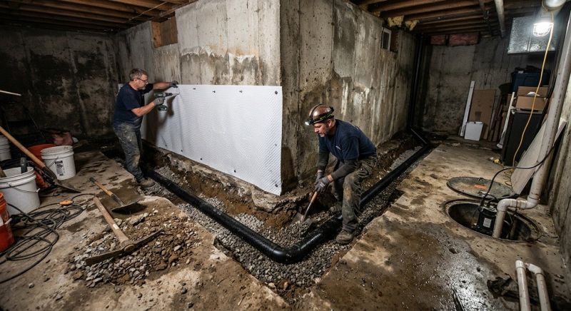 Basement Concrete Installation in Brookeville, MD