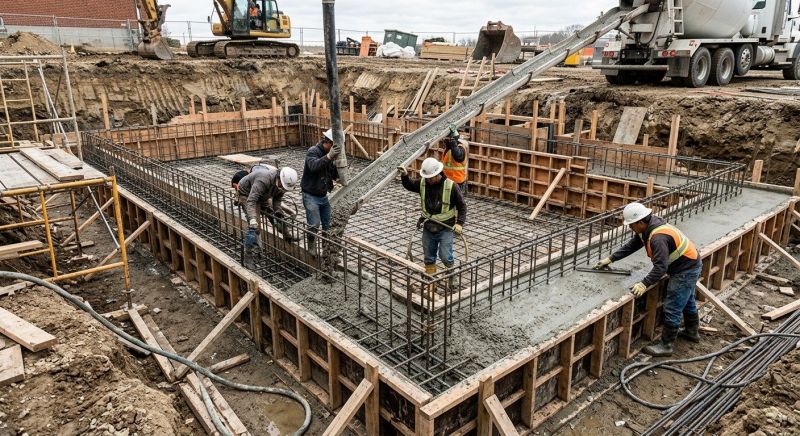 Basement Concrete Installation in Clarksville, MD