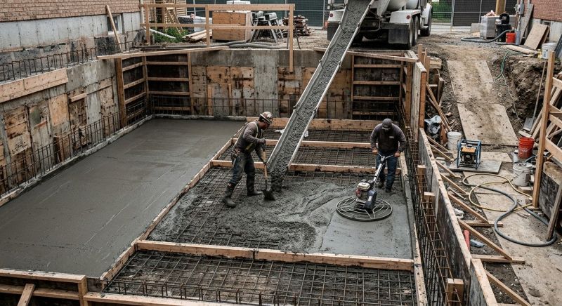 Basement Concrete Installation in Cockeysville, MD