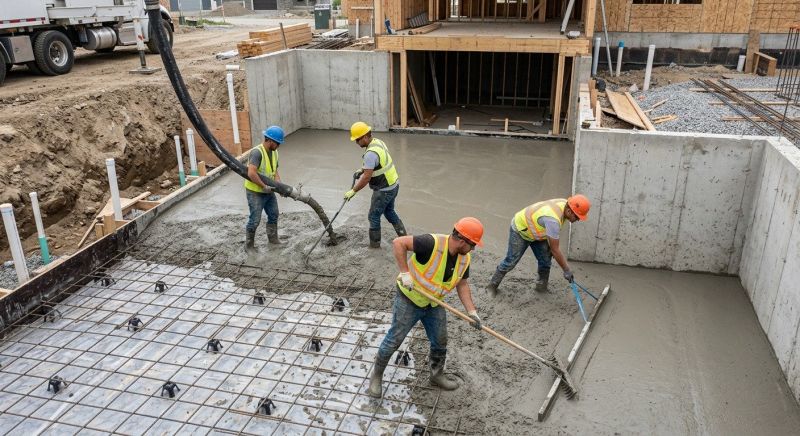 Basement Concrete Pouring in Baltimore, MD