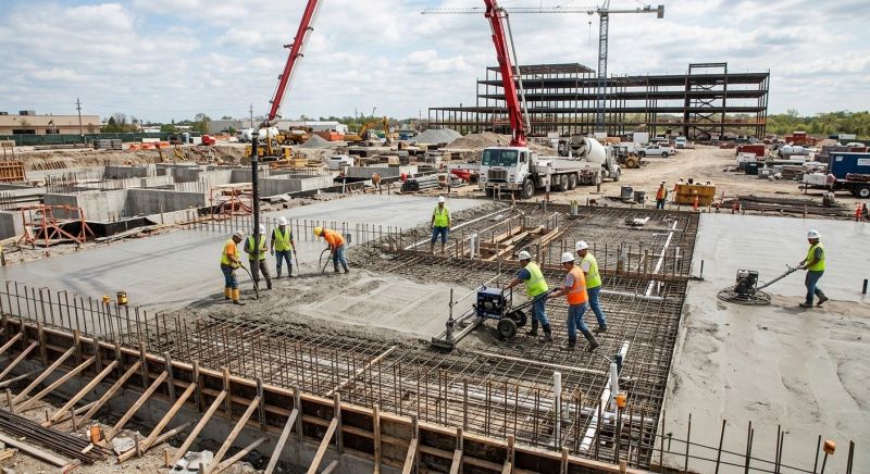 Commercial Slab Construction in Joppa, MD