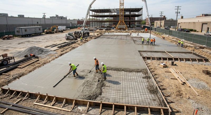 Commercial Slab Installation in Mount Airy, MD