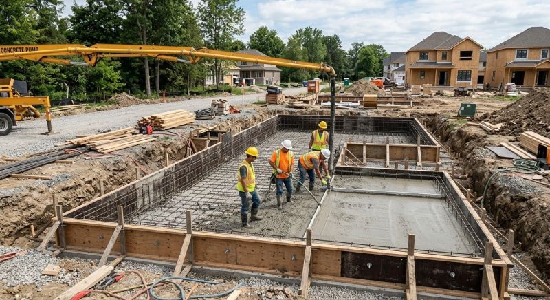 Concrete Foundation Installation in Hanover, MD