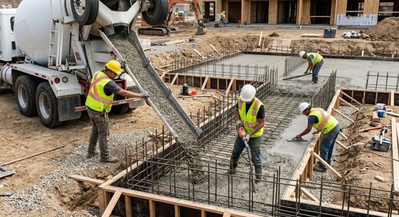 Concrete Foundation Pouring in Baltimore, MD