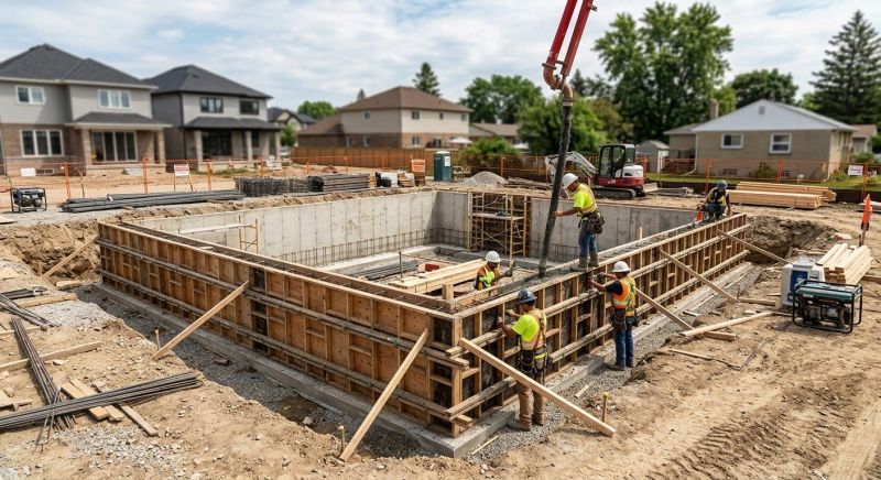 Foundation Construction in Harford County, MD