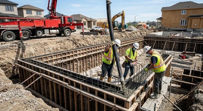 Foundation Wall Pouring in Brookeville, MD