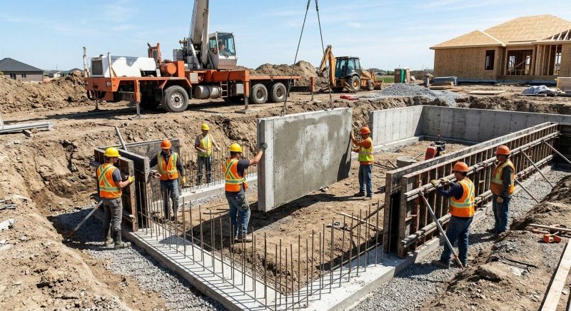 Foundation Wall Pouring in Ellicott City, MD